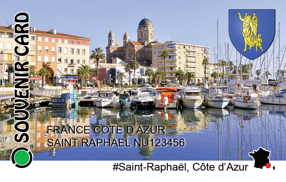 JAN 2020 - Nouvelle Souvenir Card, Côte d'Azur, Saint Raphael. Vue Recto Image